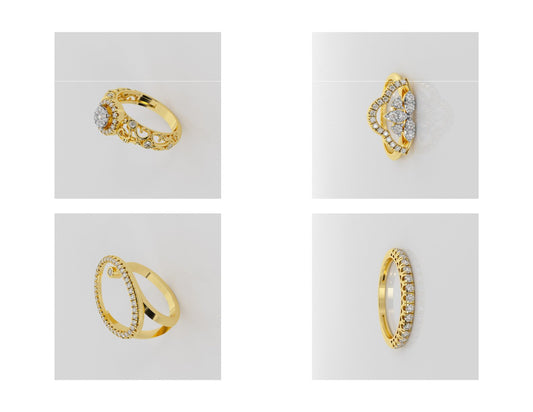 400 Rings Pack STL Files