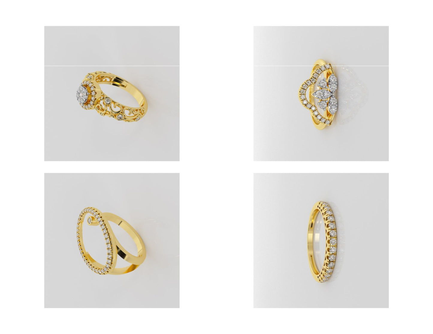 400 Rings Pack STL Files