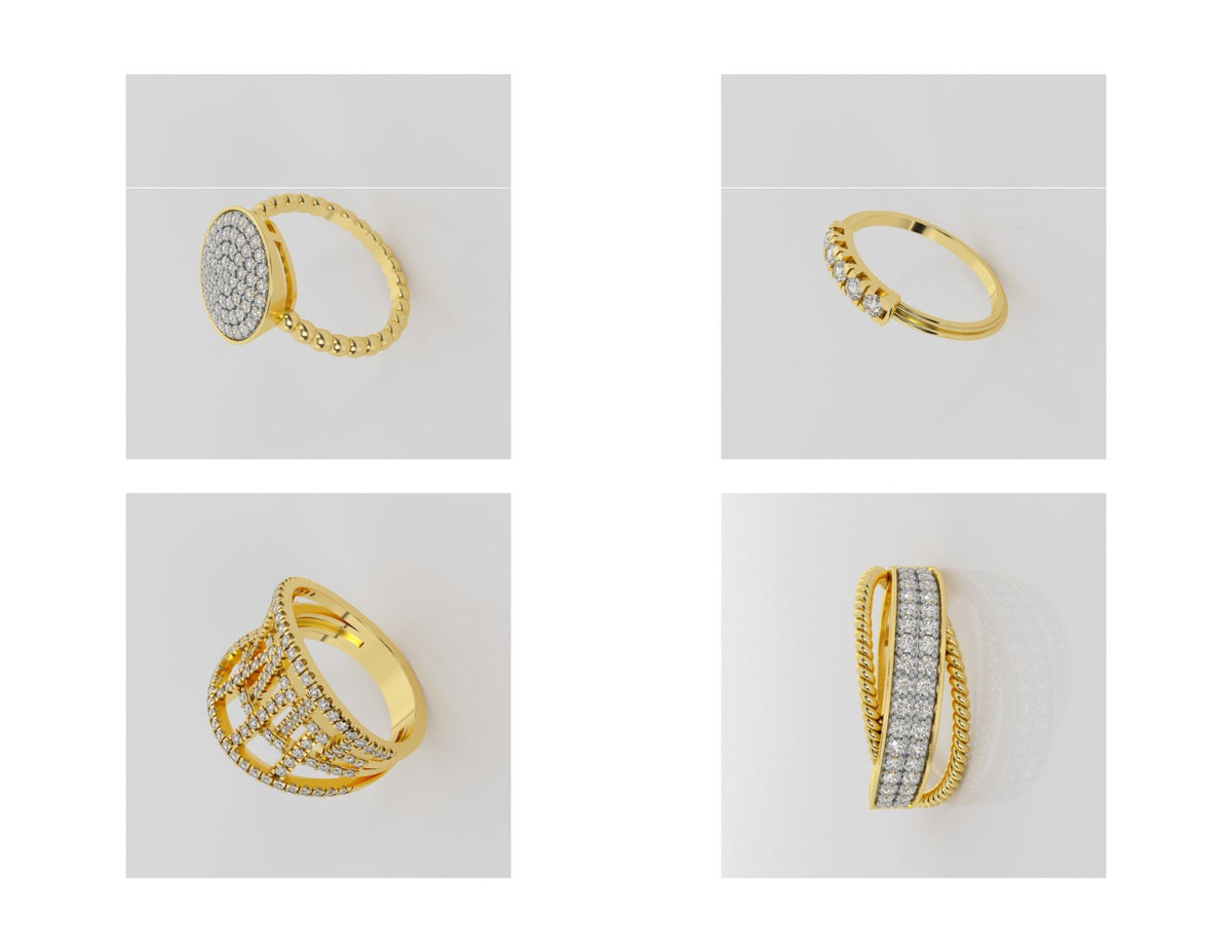 400 Rings Pack STL Files