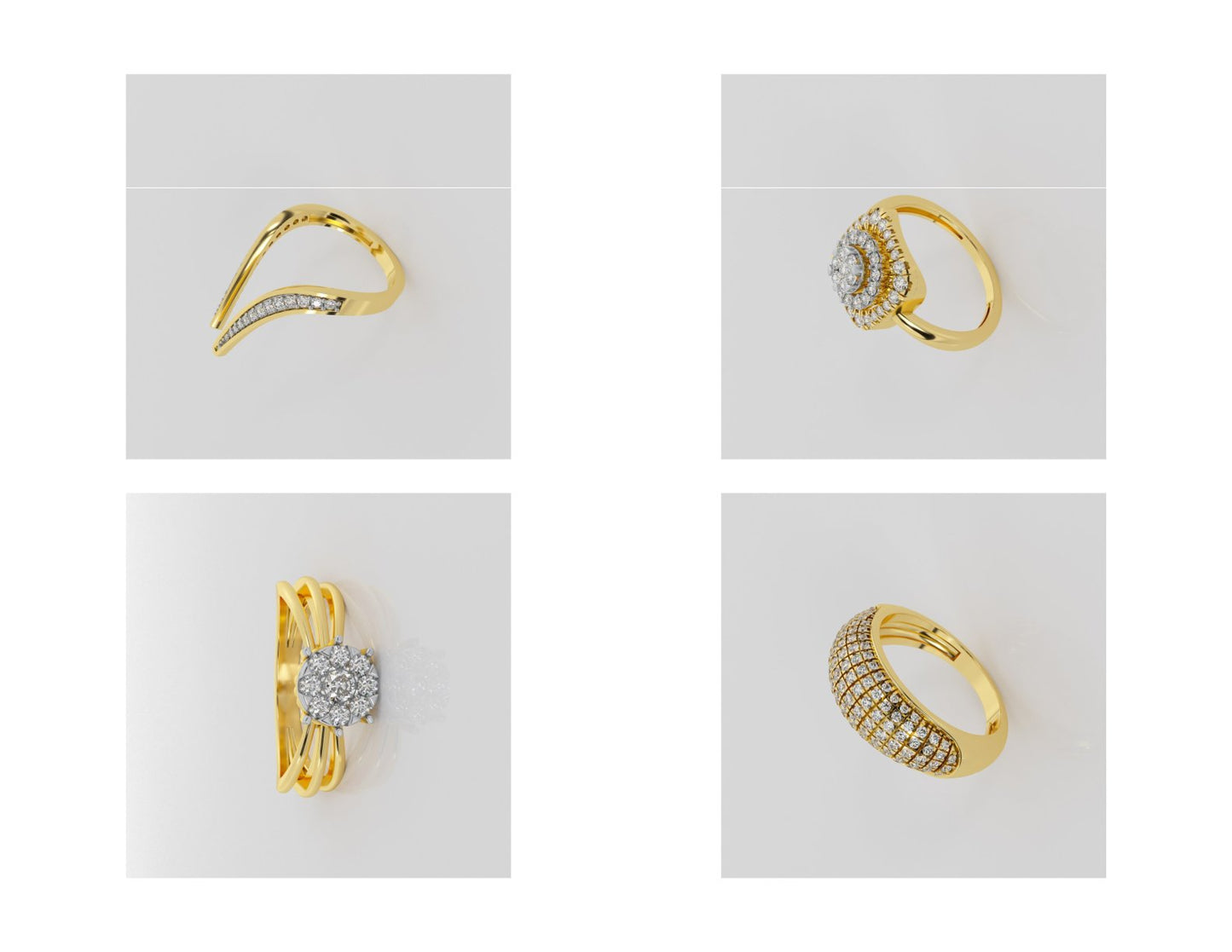 400 Rings Pack STL Files