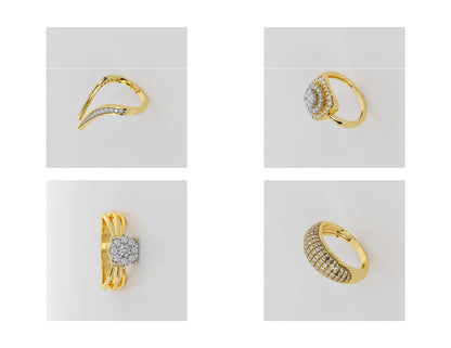 400 Rings Pack STL Files