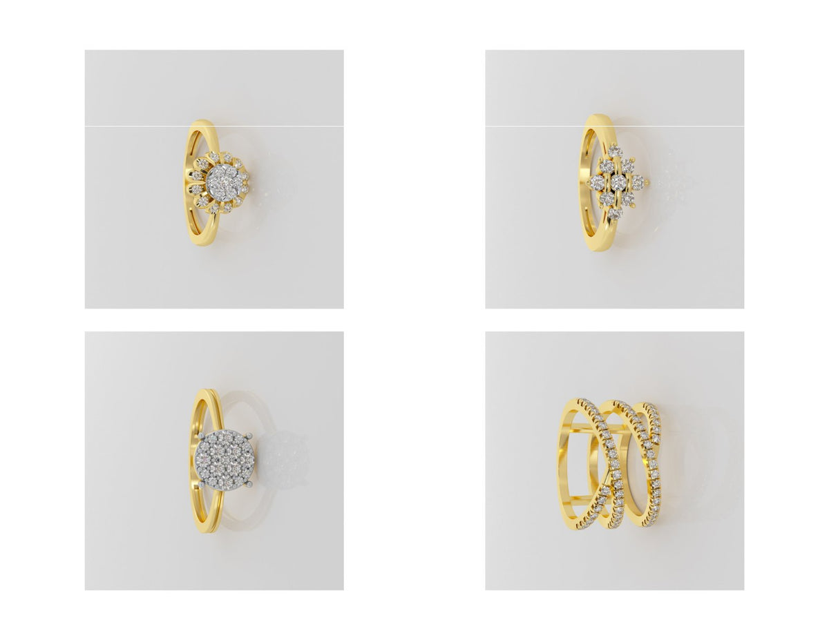 400 Rings Pack STL Files