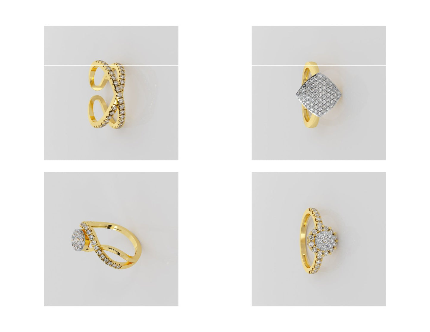 400 Rings Pack STL Files