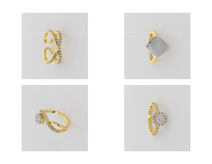 400 Rings Pack STL Files