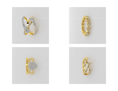 400 Rings Pack STL Files