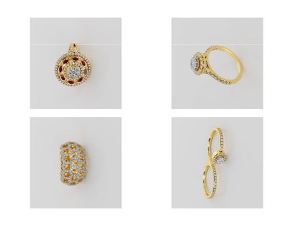 400 Rings Pack STL Files