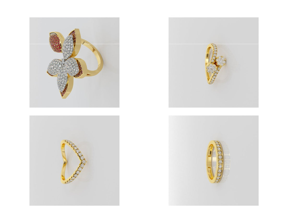 400 Rings Pack STL Files