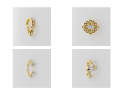 400 Rings Pack STL Files