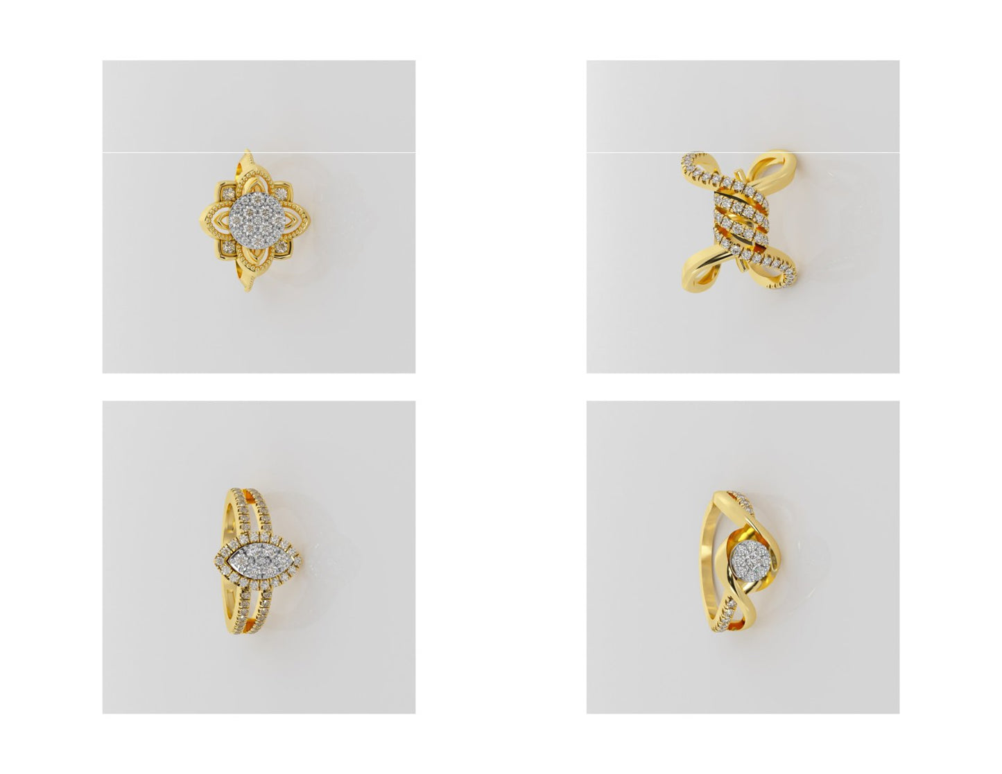 400 Rings Pack STL Files