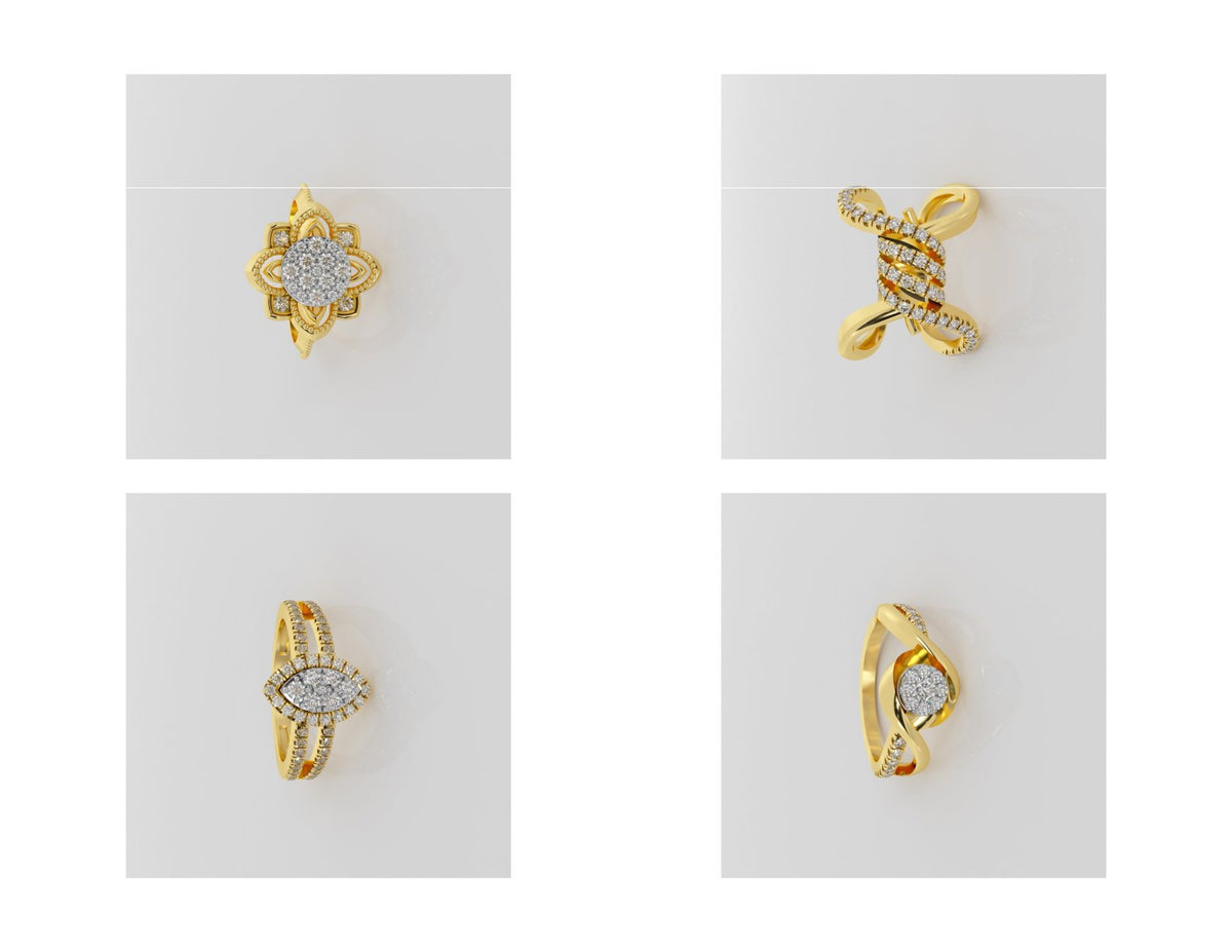 400 Rings Pack STL Files