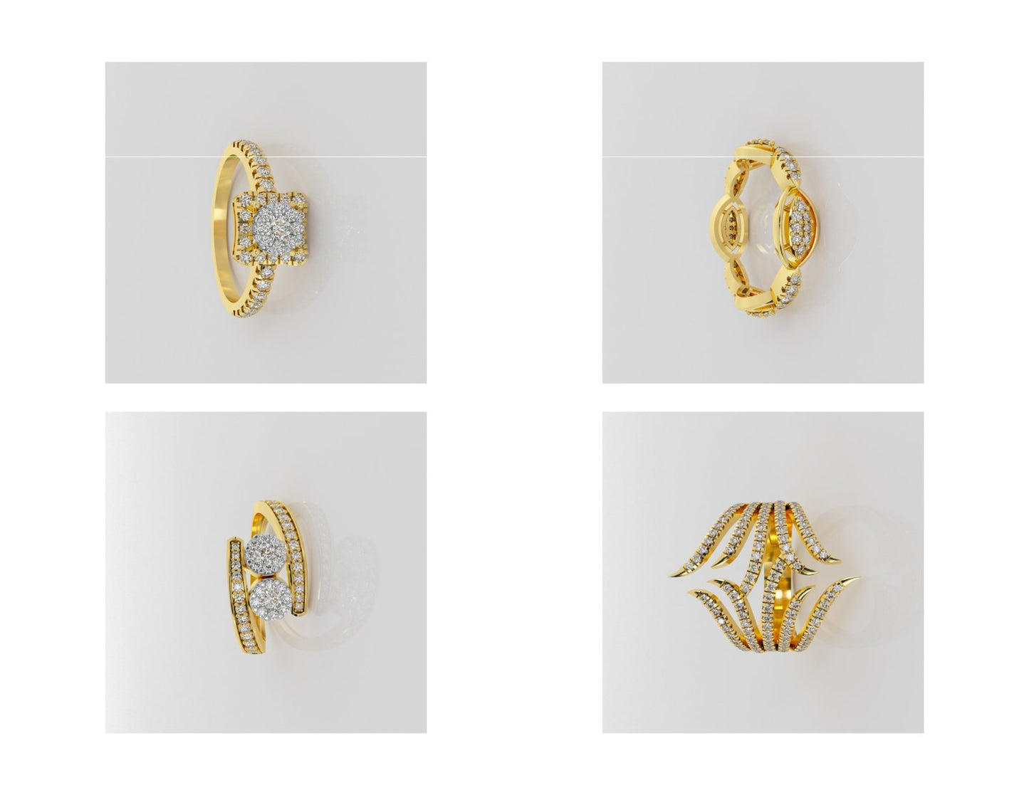 400 Rings Pack STL Files