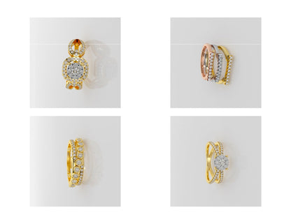 400 Rings Pack STL Files