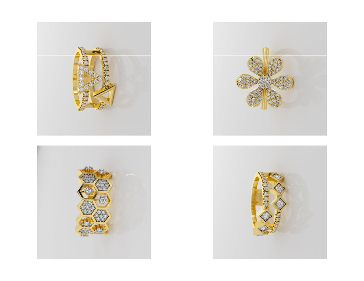 400 Rings Pack STL Files