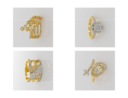 400 Rings Pack STL Files