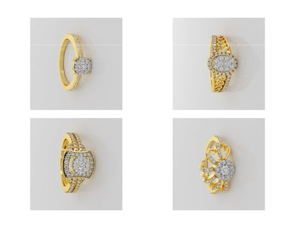 400 Rings Pack STL Files