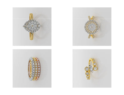 400 Rings Pack STL Files