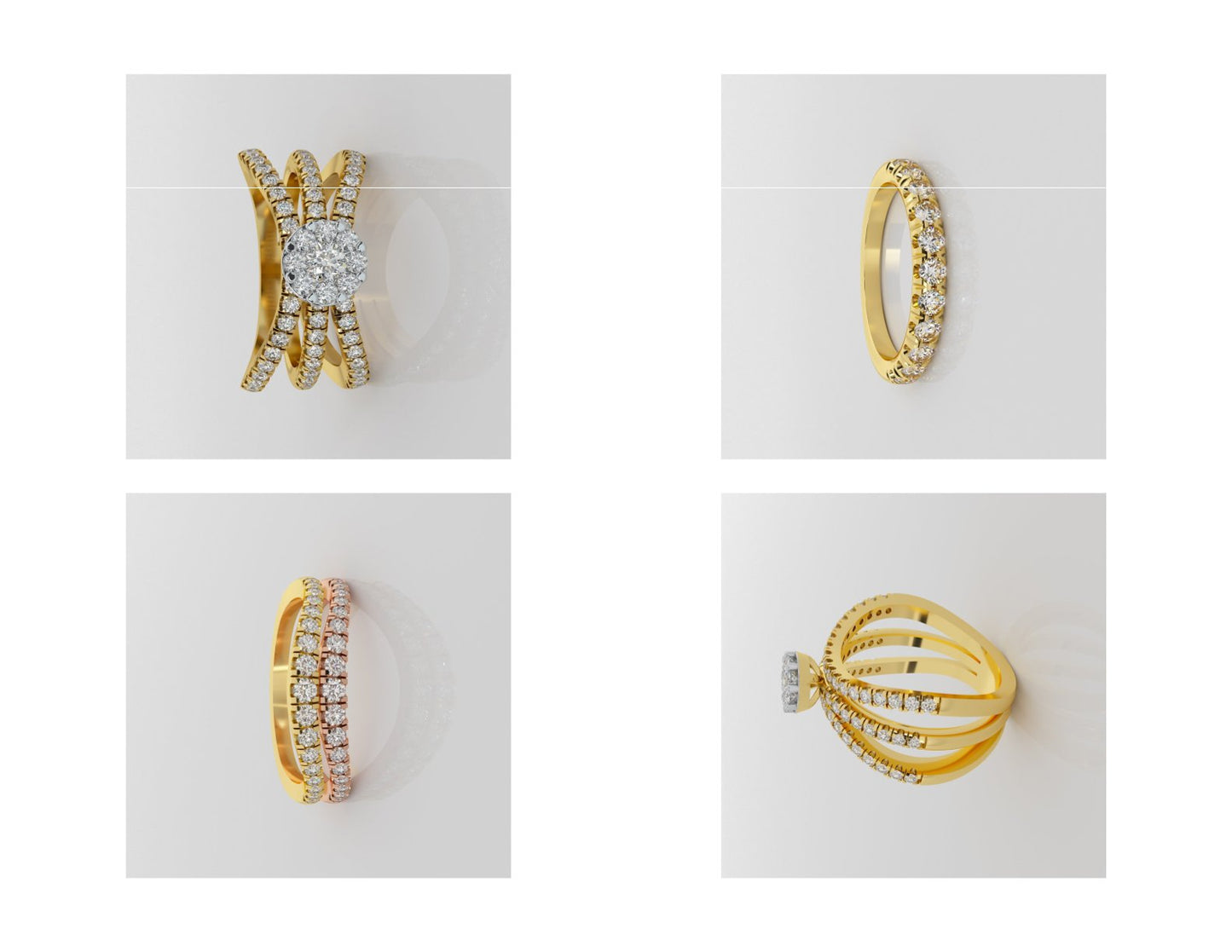 400 Rings Pack STL Files