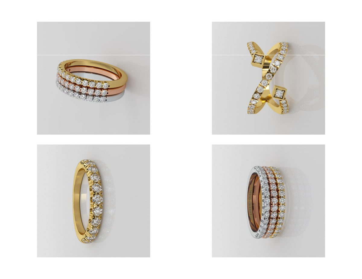 400 Rings Pack STL Files