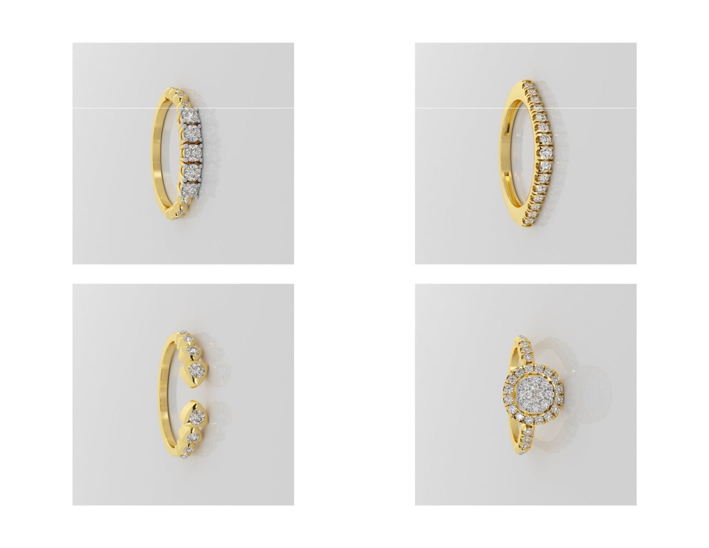 400 Rings Pack STL Files