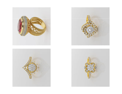 400 Rings Pack STL Files