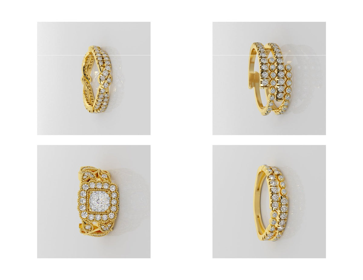 400 Rings Pack STL Files