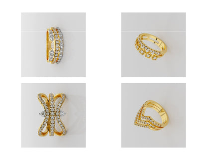 400 Rings Pack STL Files