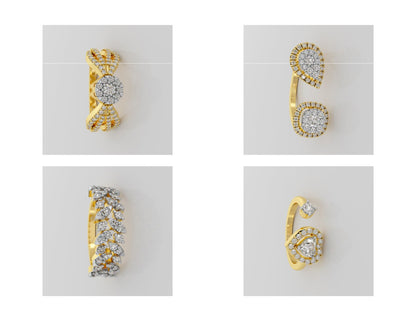 400 Rings Pack STL Files