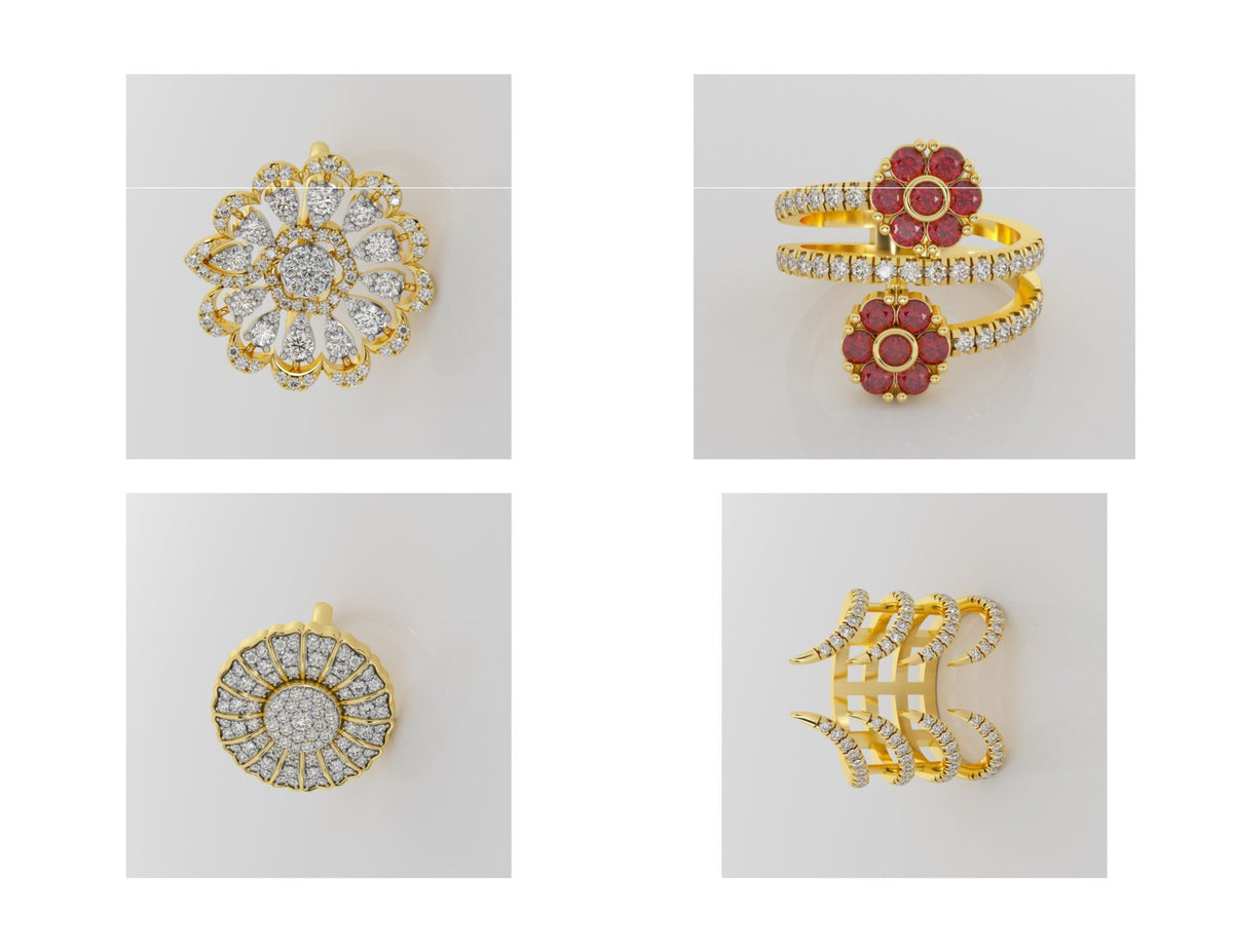 400 Rings Pack STL Files