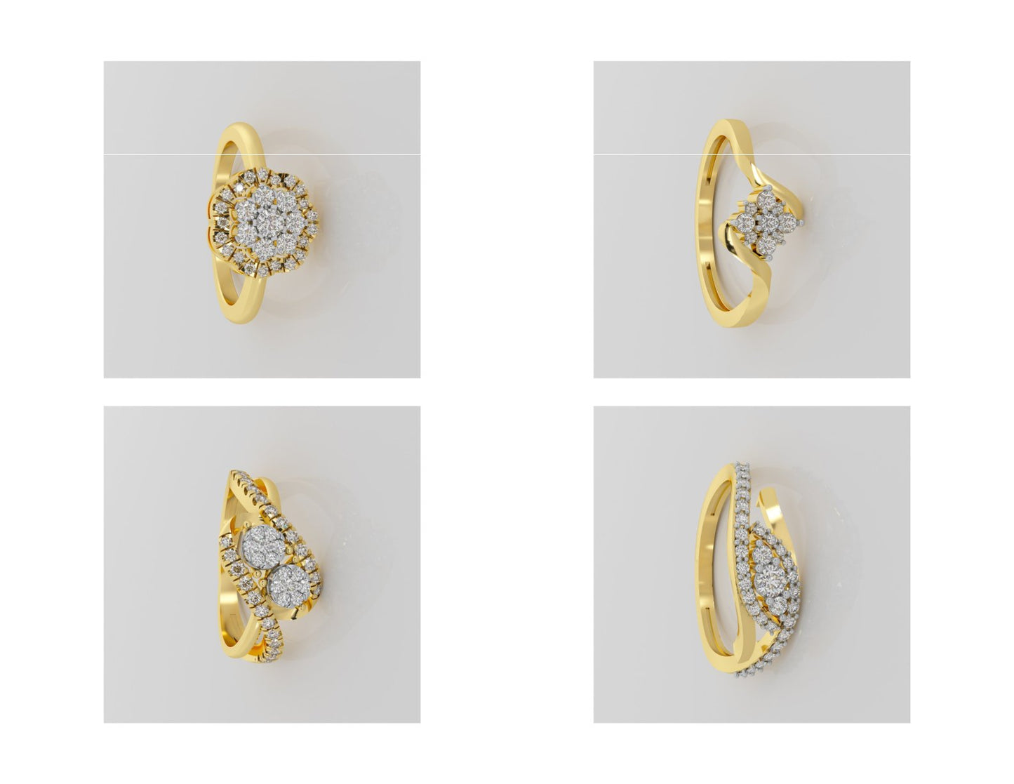 400 Rings Pack STL Files
