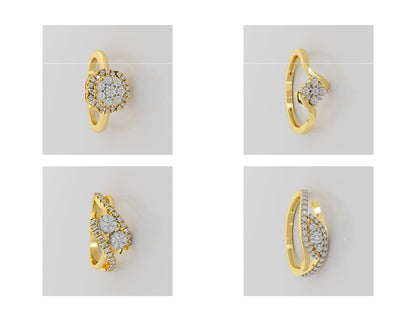400 Rings Pack STL Files