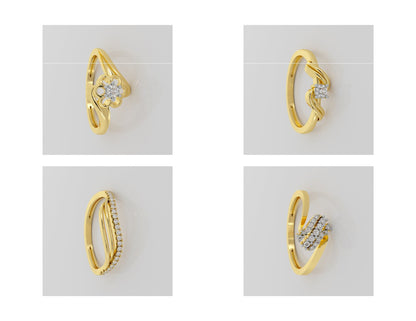 400 Rings Pack STL Files