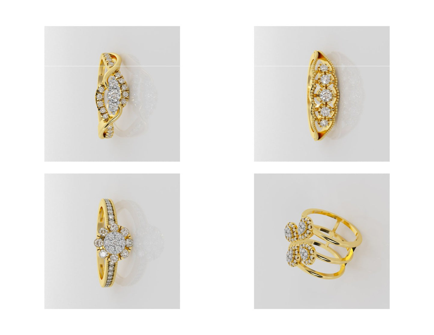 400 Rings Pack STL Files