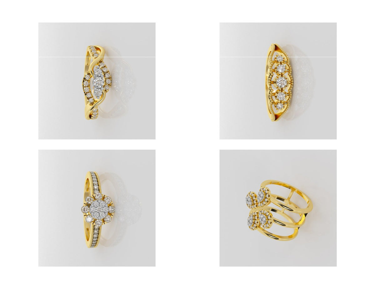 400 Rings Pack STL Files