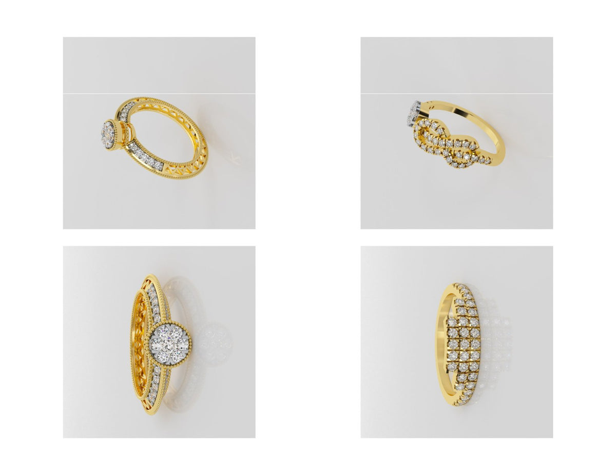 400 Rings Pack STL Files