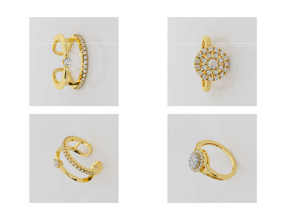 400 Rings Pack STL Files