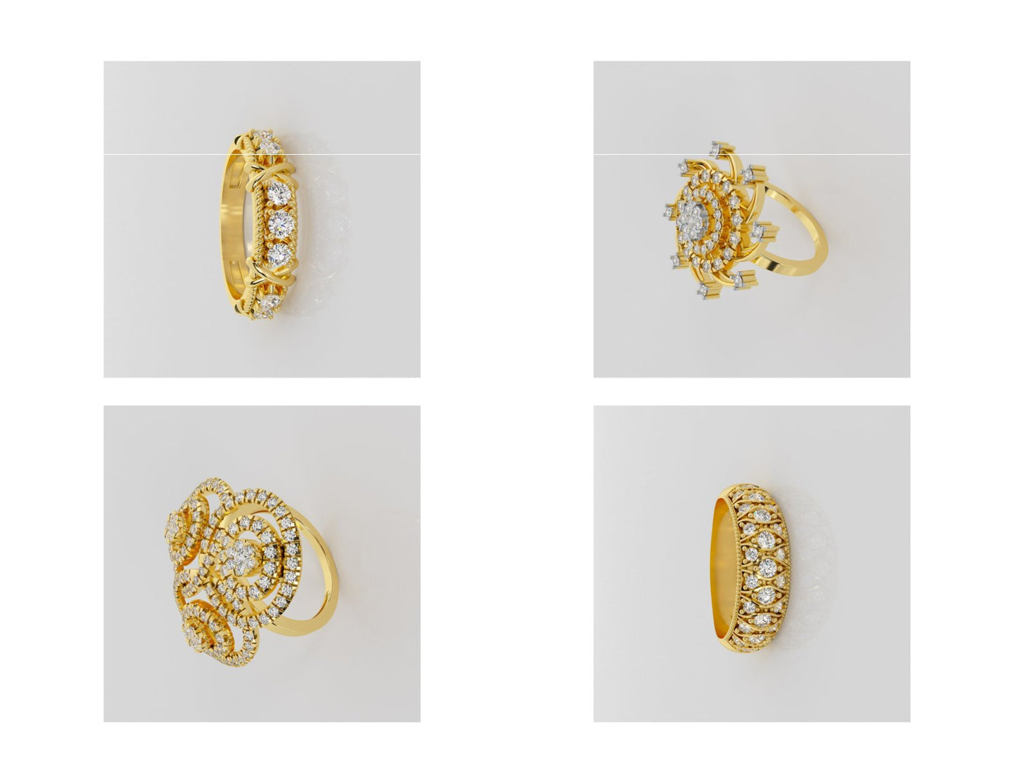 400 Rings Pack STL Files
