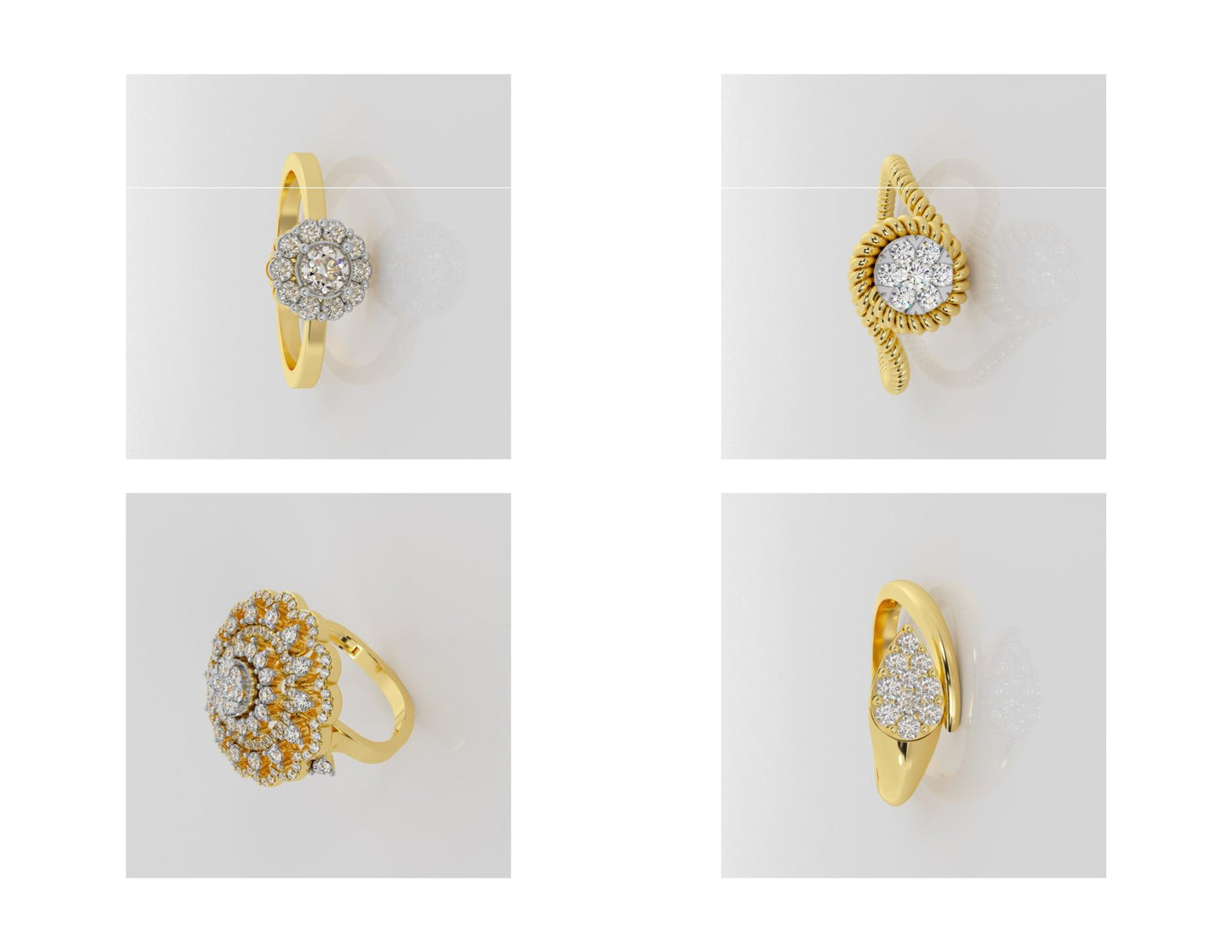 400 Rings Pack STL Files