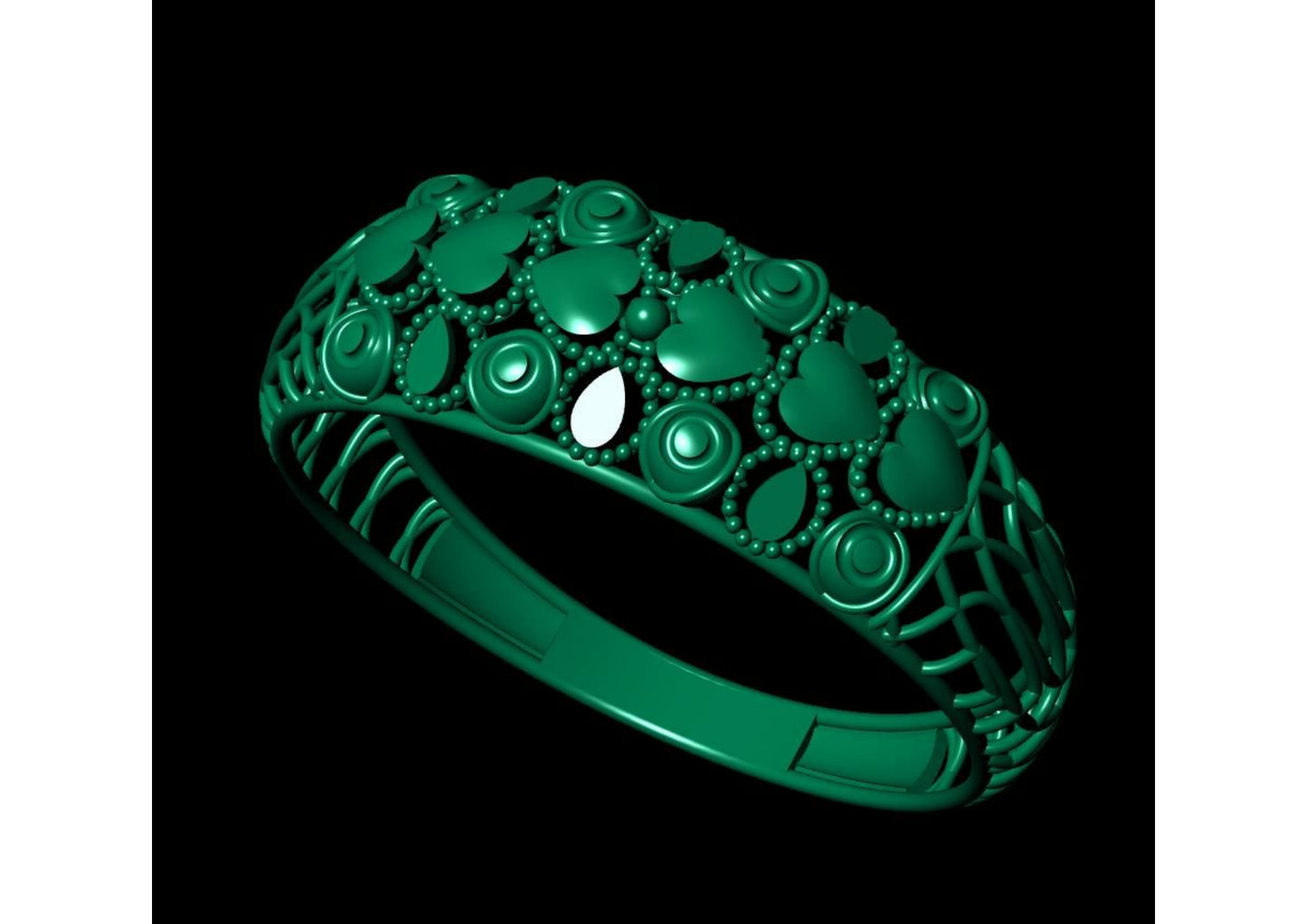 100 Rings (Challa) STL & 3DM Files