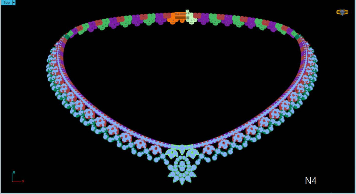100 Necklace Sets 3DM Files