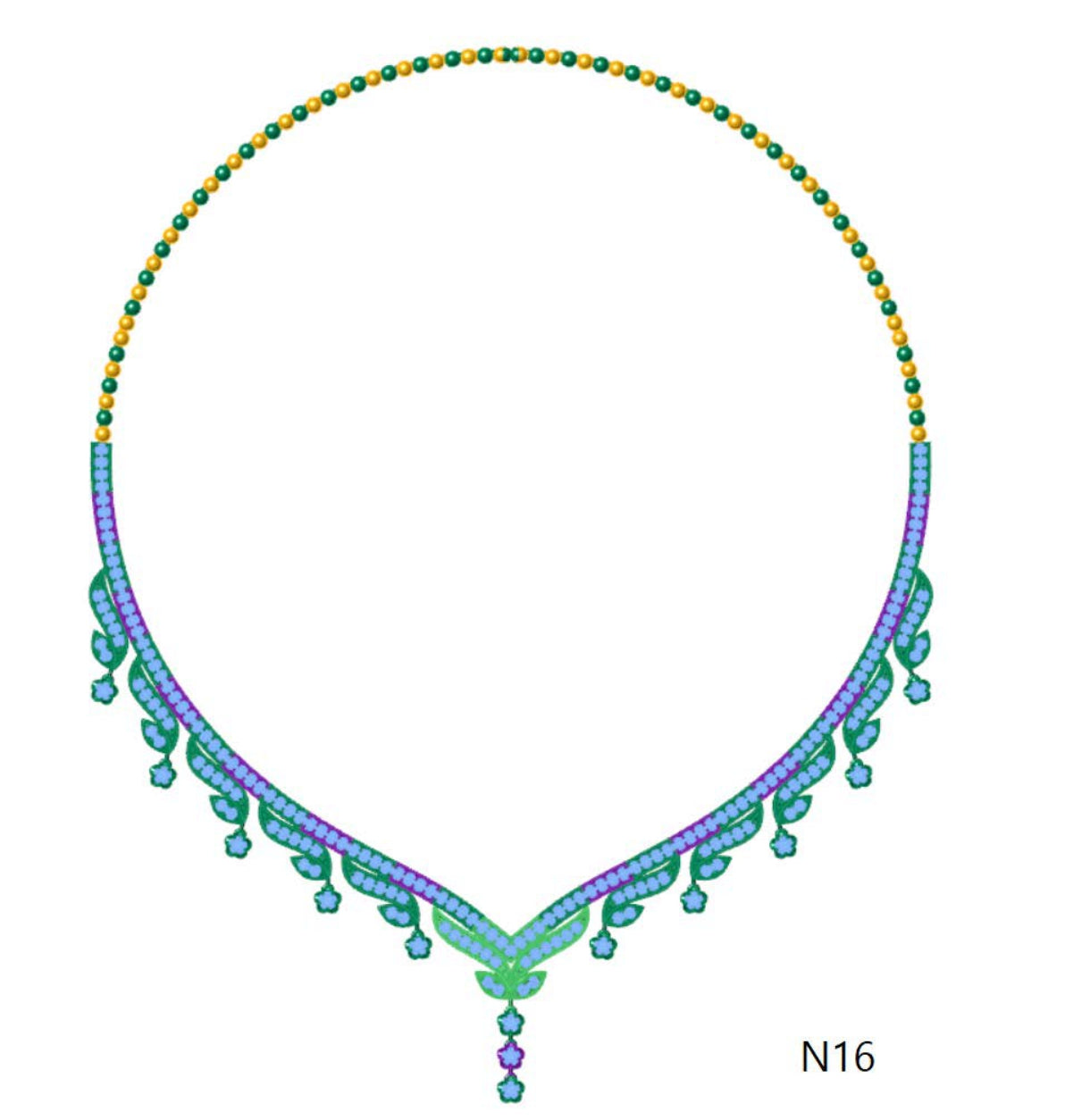 100 Necklace Sets 3DM Files