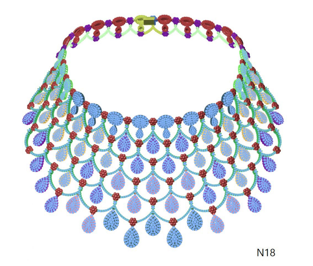 100 Necklace Sets 3DM Files