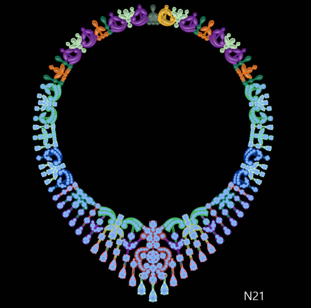 100 Necklace Sets 3DM Files