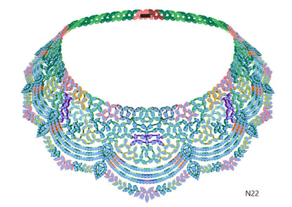 100 Necklace Sets 3DM Files