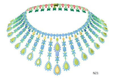 100 Necklace Sets 3DM Files