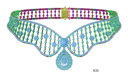 100 Necklace Sets 3DM Files