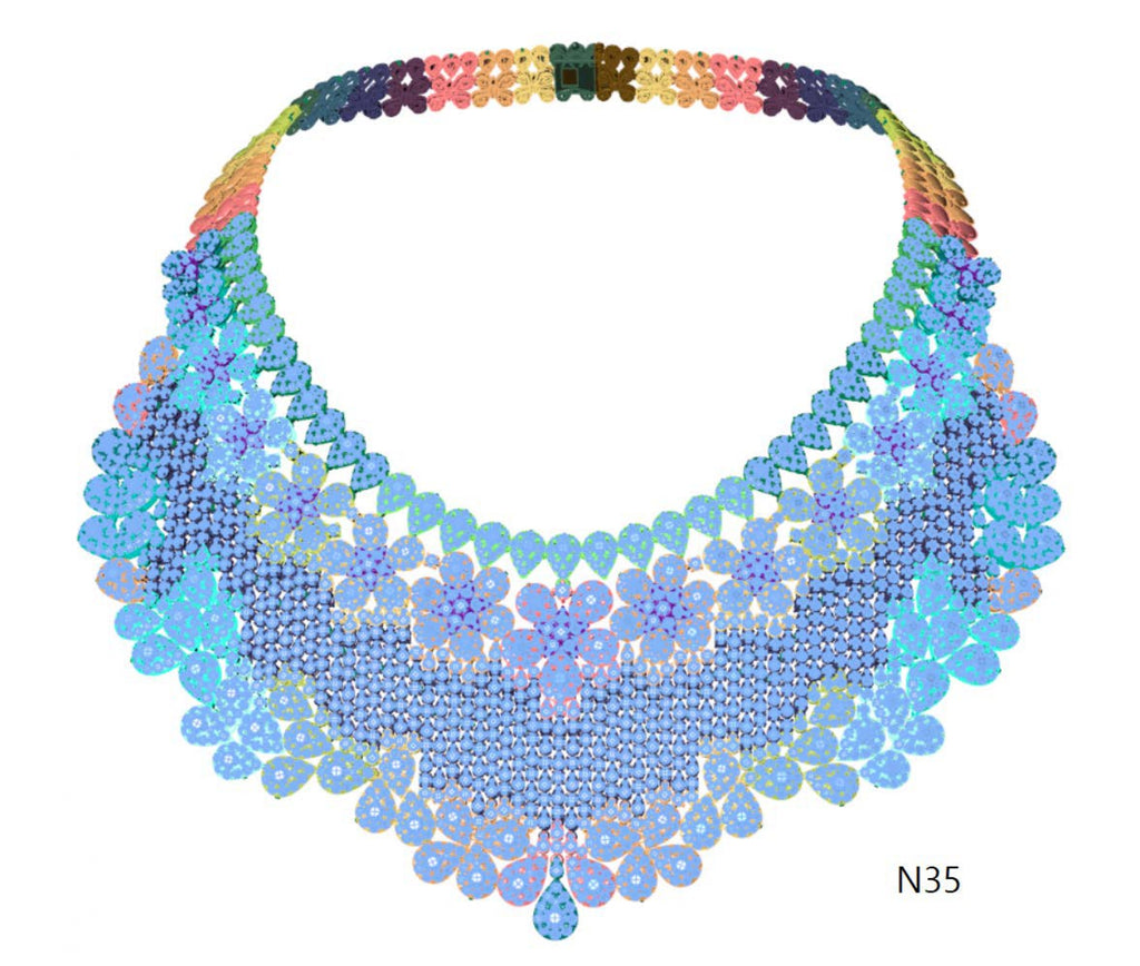 100 Necklace Sets 3DM Files