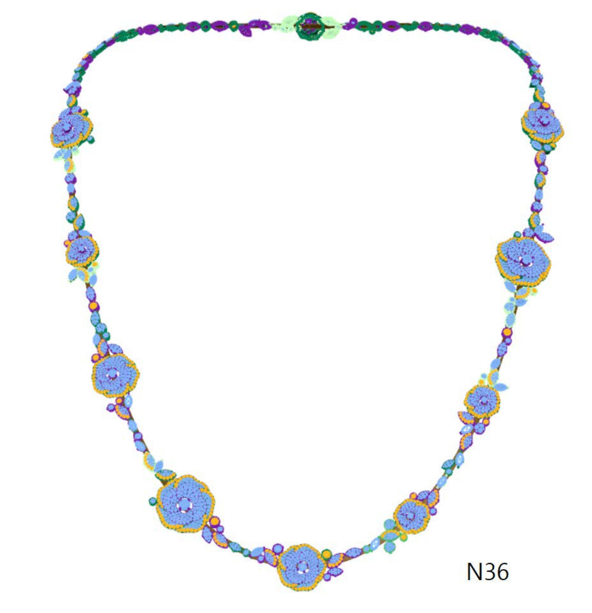 100 Necklace Sets 3DM Files