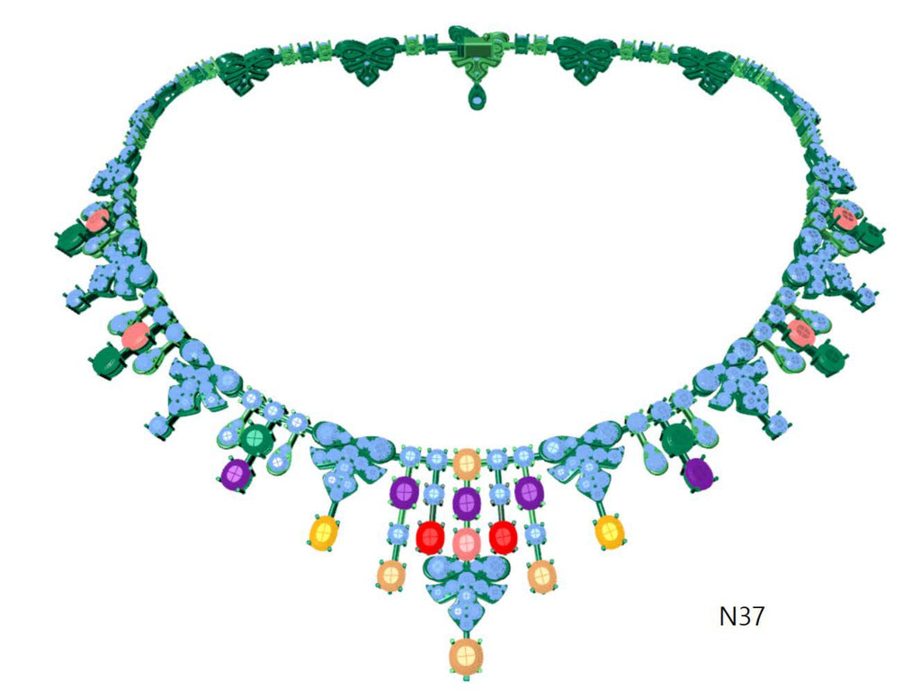 100 Necklace Sets 3DM Files
