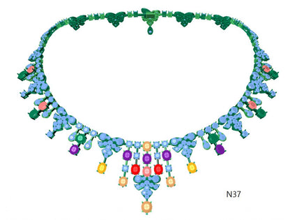100 Necklace Sets 3DM Files