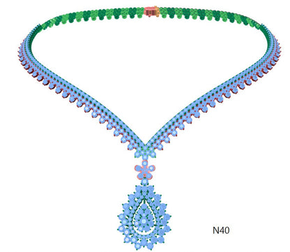 100 Necklace Sets 3DM Files
